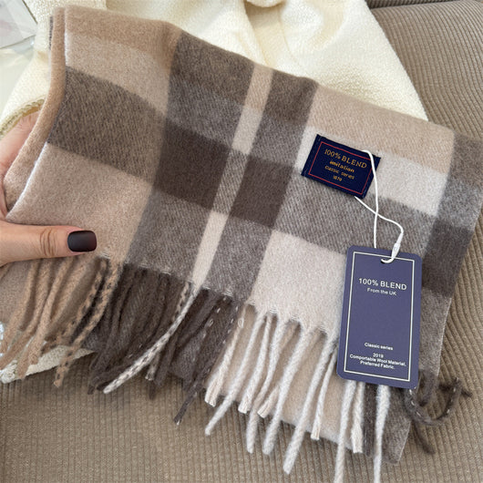 Bufanda Cuadros Lujo Cashmere Unisex - Image 6