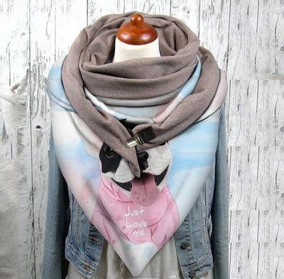 Bufanda Unisex con Estampado de Gato - Diseño Minimalista - Image 11