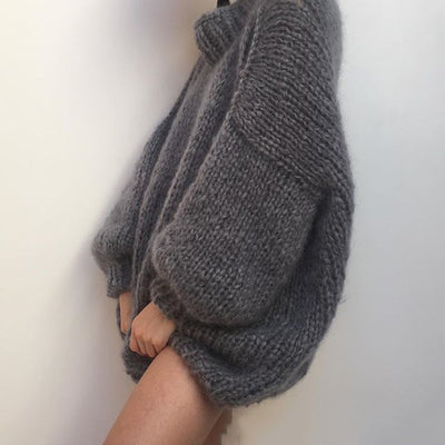 Blusa Suelta Cálida con Mangas Abullonadas - Diseño Elegante y Versátil - Image 4