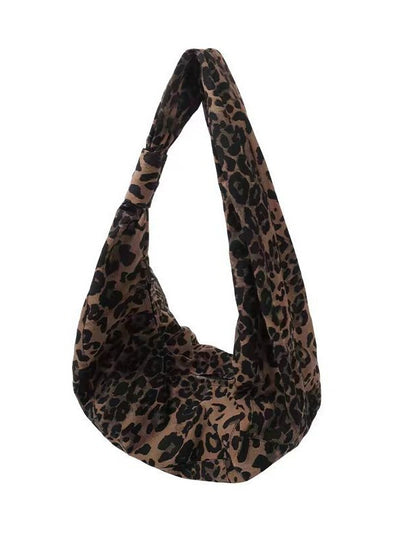 Bolsa Bandolera Estampado Leopardo con Pliegues - Image 6