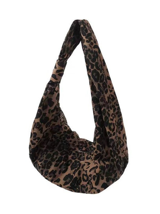 Bolsa Bandolera Estampado Leopardo con Pliegues - Image 6
