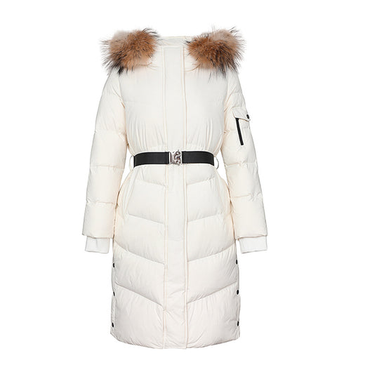 Chaqueta Acolchada con Capucha para Mujer - Largo hasta la Rodilla - Image 5