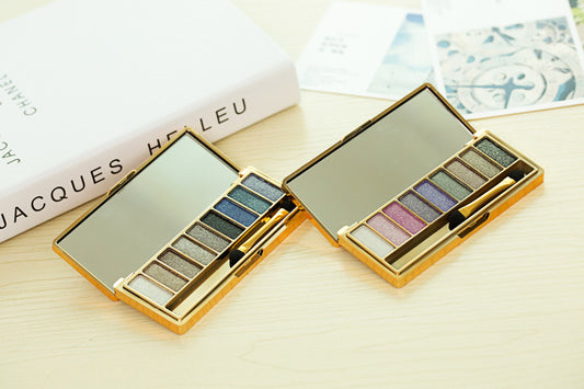 Paleta de Sombras 9 Colores Mate y Brillante - Maquillaje Nude Profesional - Image 2