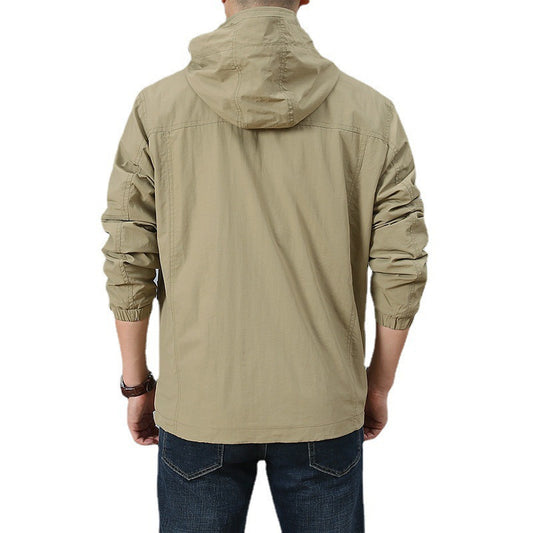Chaqueta Impermeable con Capucha para Montaña - Casual y Resistente - Image 2
