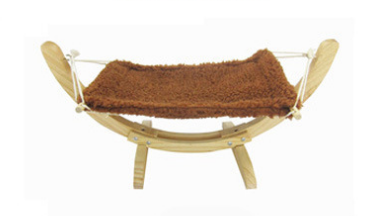 Cama Hamaca para Gatos de Madera - Descanso Cómodo y Seguro - Image 3