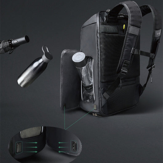 Mochila Ejecutiva Impermeable con Protección Antirrobo para Laptop - Image 12