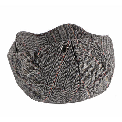 Boina Clásica Cuadros Lana Estilo Británico para Hombre - Image 3