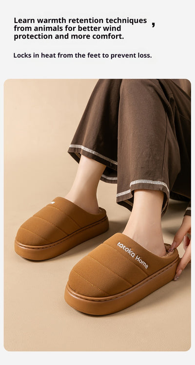 Zapatos de Algodón Impermeables con Forro Polar Cálidos para Otoño e Invierno - Image 26