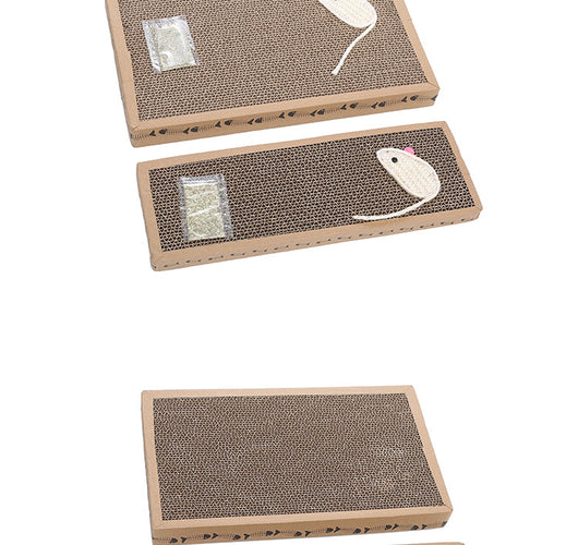 Rascador para Gatos con Tablero de Sisal y Juguete Ratón con Catnip - Image 11