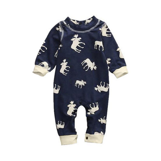 Mameluco Infantil de Algodón con Estampado Venado de Manga Larga - Image 7