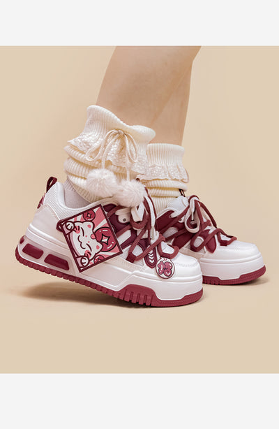 Zapatillas Deportivas Plataforma Red Board para Mujer - Image 9