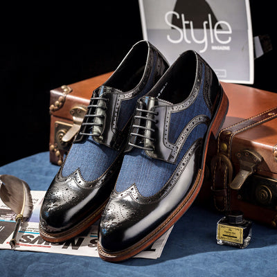Zapatos de Negocios Casuales para Hombre con Combinación de Colores - Image 3