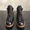 Botas Altas de Cuero Grueso Estilo Retro Desgastado