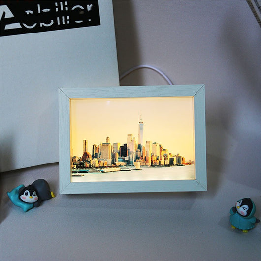 Lámpara Fotográfica Personalizada - Luz Nocturna DIY con Marco de Fotos - Image 18