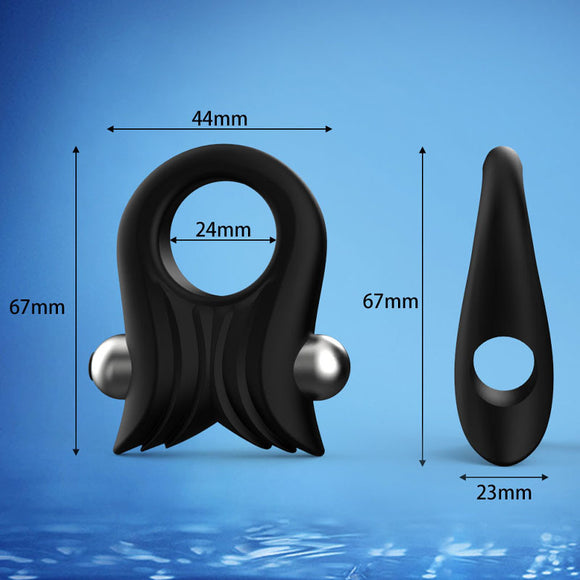 Anillo Retardante de Silicona para Hombre - Diseño Colmillo de Lobo