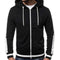 Sudadera con Capucha y Cierre de Contraste para Hombre