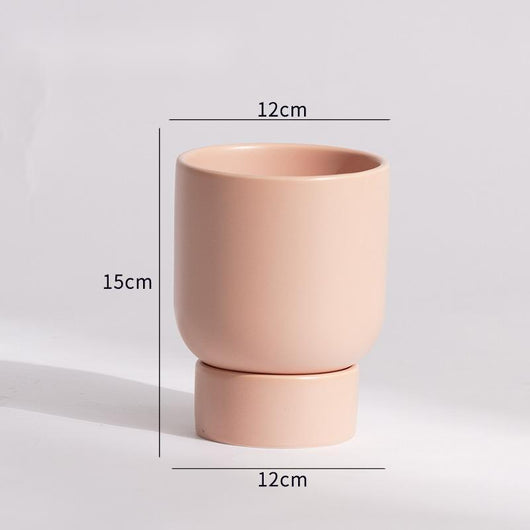 Maceta de Cerámica Verde Estilo Morandi para Decoración - Image 10
