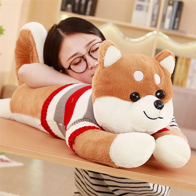Almohada Peluche Gigante Perro con Suéter Acogedor - Image 2