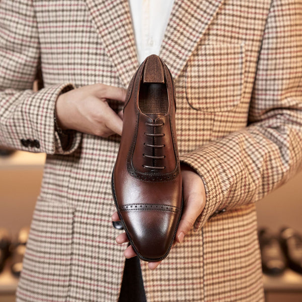 Zapatos Oxford de Cuero Brogue para Hombre - Calzado Ejecutivo Premium