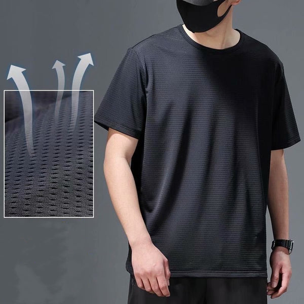 Camiseta Oversize Cuello Redondo Talla Grande para Hombre