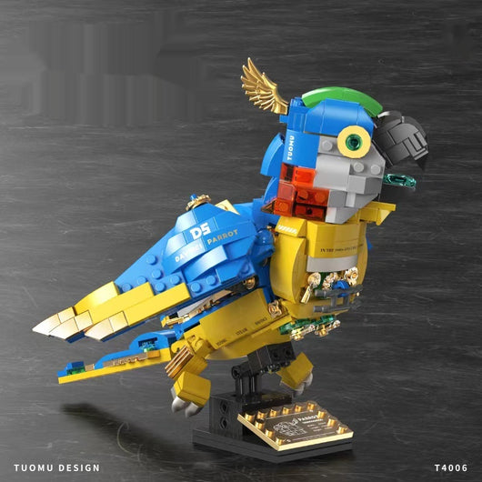 Loro Guacamayo Steampunk Mecánico Educativo Armable