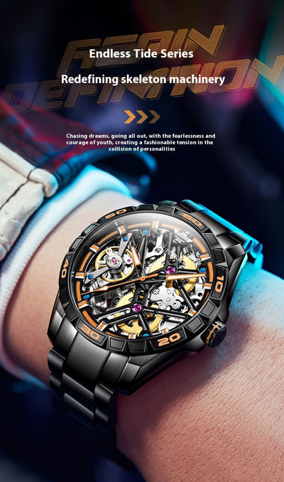 Reloj Mecánico Automático Deportivo para Hombre Resistente al Agua - Image 12