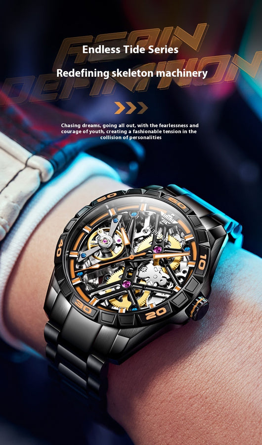 Reloj Mecánico Automático Deportivo para Hombre Resistente al Agua - Image 12
