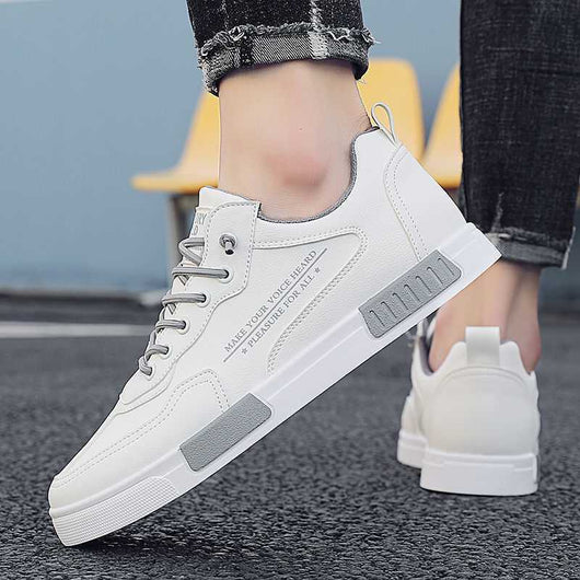 Tenis Deportivos Casuales para Hombre Blancos Transpirables Versátiles - Image 3