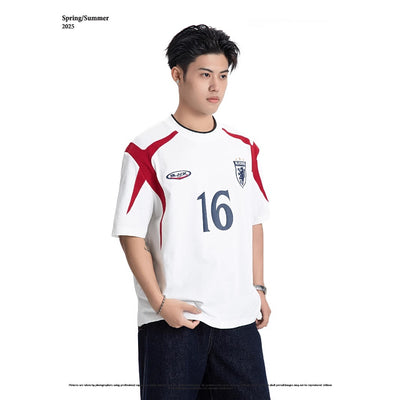 Uniforme de Fútbol Retro Diseño Urbano Manga Corta Premium - Image 3