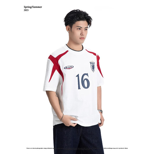 Uniforme de Fútbol Retro Diseño Urbano Manga Corta Premium - Image 3