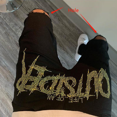 Jeans Rotos Negros para Hombre - Estilo Urbano Moderno - Image 15