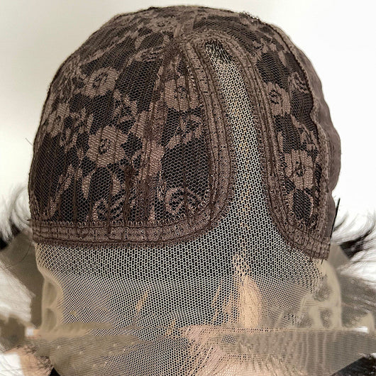 Peluca Frontal de Encaje Transparente T-Shape Tejida a Mano - Cabello Europeo y Americano - Image 4