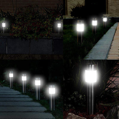 Luz Solar Cilíndrica para Jardín - Image 11