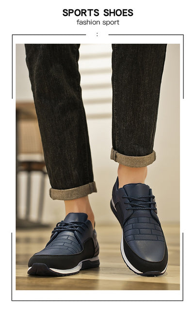 Zapatos Casuales de Cuero para Hombre - Resistentes y Antideslizantes - Image 12