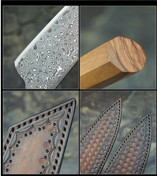 Cuchillo de Chef Acero Damasco Premium - Image 5