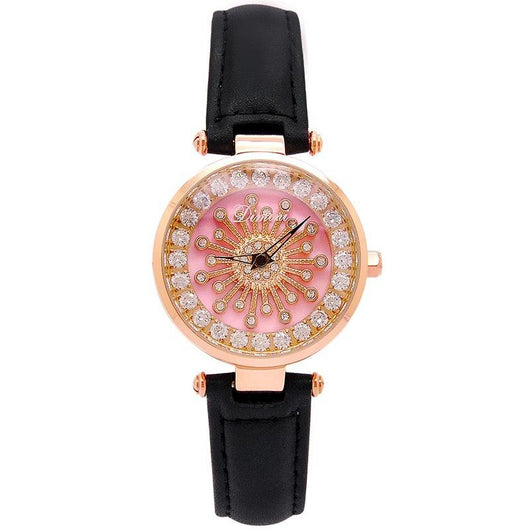 Reloj de Cuarzo para Mujer con Correa de Cuero - Elegancia y Estilo - Image 3