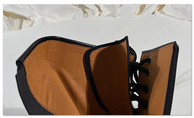 Botas Martin para Mujer con Punta Cuadrada y Suela Gruesa - Image 6