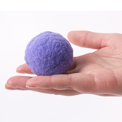Five colorful plush balls in a white gift box, including pink, yellow, blue, purple, and bright yellow. - Image 9