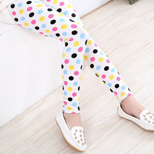 Leggins Estampados para Niñas Primavera y Otoño