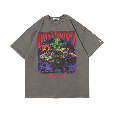 Camiseta Vintage de Calle Desgastada y Oscura - Image 17