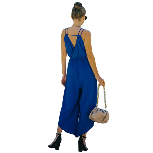 Jumpsuit Deportivo de Color Liso Estilo Europeo y Americano - Image 9