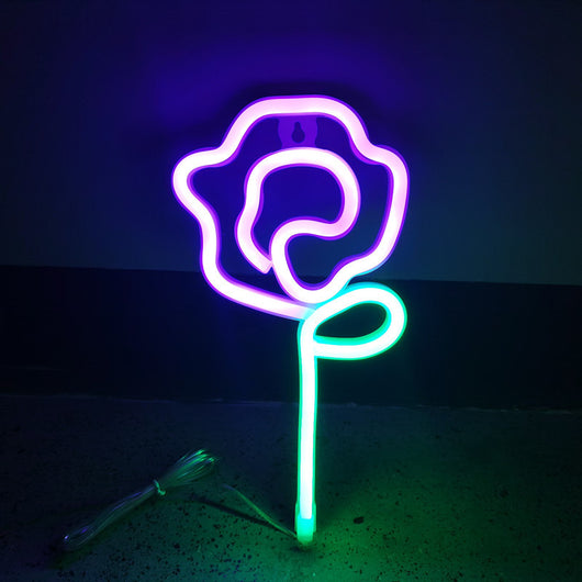 Luces Neon LED Rosa para Decoración de Dormitorio - Image 4