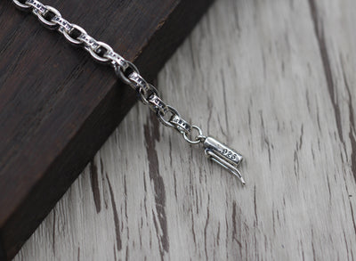 Pulsera de Plata Esterlina 925 con Letras del Alfabeto Inglés - Image 3