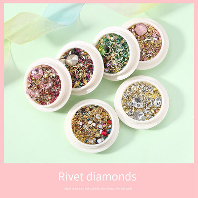 Joyas para Uñas con Diamantes y Remaches - Nail Art Premium - Image 4
