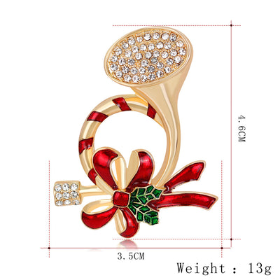 Broche Navideño Clásico - Accesorio Festivo de Moda - Image 7