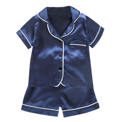 Pijama de Manga Larga Color Sólido para Otoño - Image 2