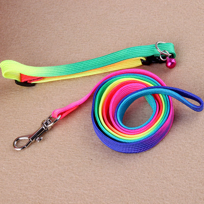 Correa Redonda Arcoíris para Gatos y Perros - Image 3