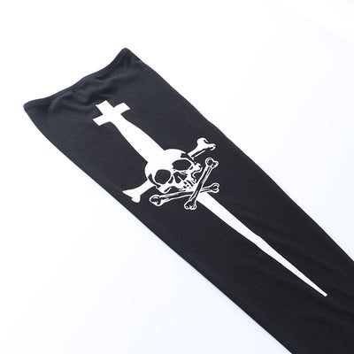 Medias Largas Calavera para Mujer - Diseño Halloween Hasta la Rodilla - Image 12