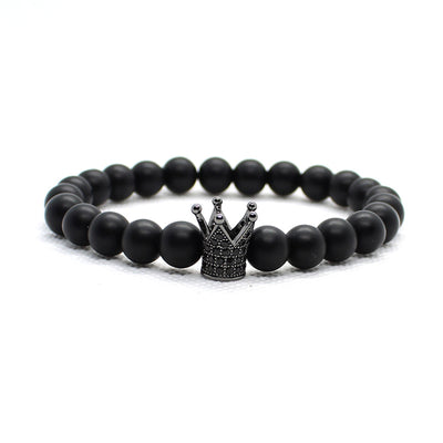 Pulsera de Calavera con Piedras Naturales para Hombre - Image 12