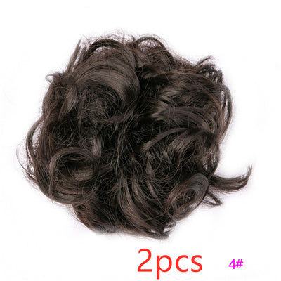 Moño Fluido Rizador con Cordón Ajustable - Extensión de Cabello Sintético - Image 22